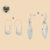 (2-3348) 925 Sterling Silver - Alternative Long Earrings. - Fantasy World Jewelry