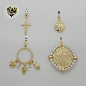 (1-2280) Gold Laminate - Pendants - BGF - Fantasy World Jewelry