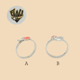 (2-5294) 925 Sterling Silver - Toe Ring - Fantasy World Jewelry