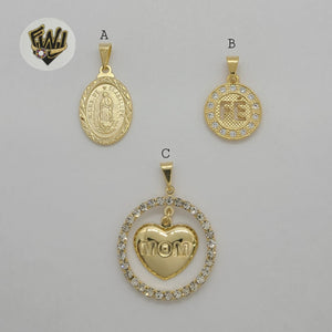 (1-2258) Gold Laminate - Pendants - BGF - Fantasy World Jewelry