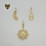 (1-2192) Gold Laminate - Pendants - BGF - Fantasy World Jewelry
