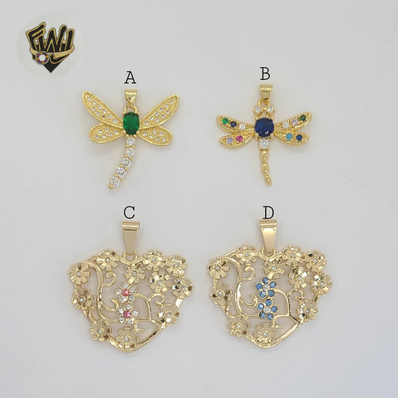 (1-2301-1) Gold Laminate - Pendants - BGO