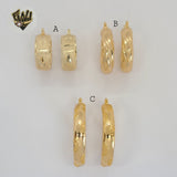 (1-2686) Gold Laminate - Hoops - BGO