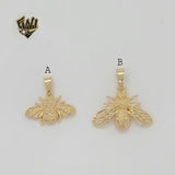 (1-2467-5) Gold Laminate - Bee Pendants - BGF