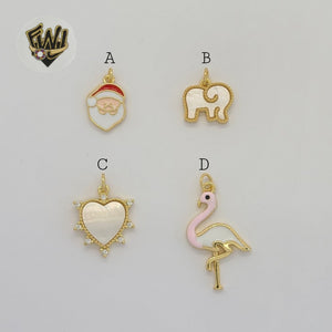 (1-2122-2) Gold Laminate - Small Pendants - BGO