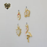 (1-2122-2) Gold Laminate - Small Pendants - BGO