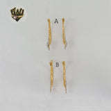 (1-2592-1) Laminado Oro - Aros Animales Dos Tonos - BGO