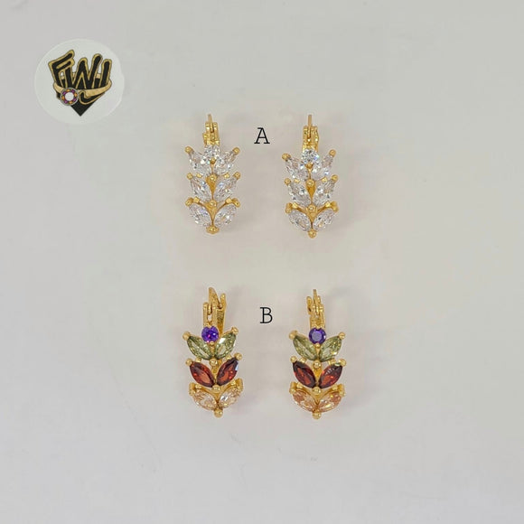 (1-2666-1) Laminado Oro - Aros Zircon - BGO