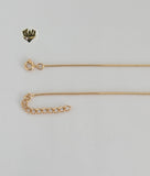 (1-6471-J) Gold Laminate - Adjustable Zircon Butterfly Necklace - BGO - Fantasy World Jewelry