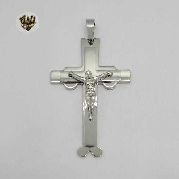 (4-2362) Stainless Steel - Cross Pendant. - Fantasy World Jewelry