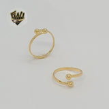 (1-3122-1) Gold Laminate - Adjustable Toe Child Ring - BGF - Fantasy World Jewelry