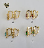 (1-2928) Gold Laminate Hoops - BGO - Fantasy World Jewelry