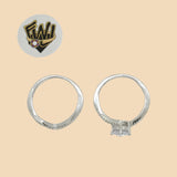 (2-5245) 925 Sterling Silver - Wedding Ring - Fantasy World Jewelry