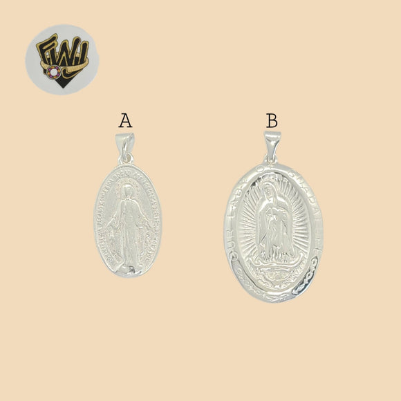 (2-1113) 925 Sterling Silver - Virgin Pendants.