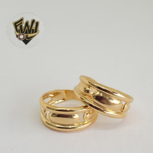 (1-3032) Gold Laminate- Band with Design Ring - BGF - Fantasy World Jewelry