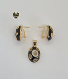(1-6164) Gold Laminate Set - BGO - Fantasy World Jewelry