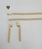 (1-6473) Gold Laminate - Zircons Set - BGF - Fantasy World Jewelry