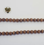 (MBEAD-256) 6mm Ojo De Gato Beads - Fantasy World Jewelry