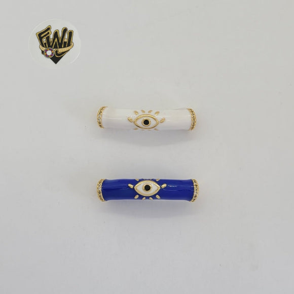 (1-2163) Gold Laminate - Evil Eye Pendants - BGO