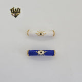 (1-2163) Gold Laminate - Evil Eye Pendants - BGO