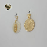 (1-2408) Gold Laminate - Religious Pendants - BGF