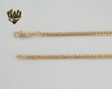 (1-1790) Gold Laminate - 3.5mm Curb Link Chain - BGO