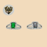 (2-5088) 925 Sterling Silver - Zircon Ring - Fantasy World Jewelry