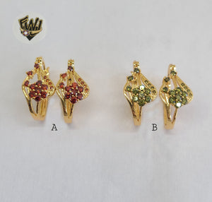 (1-2664-D) Gold Laminate Hoops - BGO - Fantasy World Jewelry