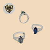 (2-5097) 925 Sterling Silver - Zircon Ring - Fantasy World Jewelry