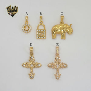 (1-2196-1) Gold Laminate Pendants - BGO