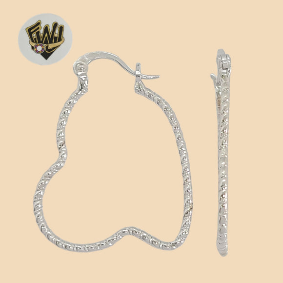 (2-4080) 925 Sterling Silver - Alternative Hoops. - Fantasy World Jewelry