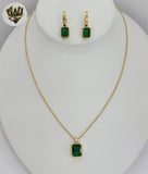 (4-7088) Acero inoxidable - Eslabón de acera de 1,5 mm con juego de piedras - 16"