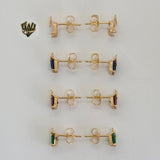 (1-1135) Gold Laminate - Studs Earring - BGO - Fantasy World Jewelry