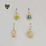 (1-2187-1) Gold Laminate - Small Pendants - BGF