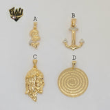 (1-2303-1) Gold Laminate Pendants - BGF