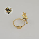 (1-3005) Gold Laminate - Butterfly Ring - BGO - Fantasy World Jewelry