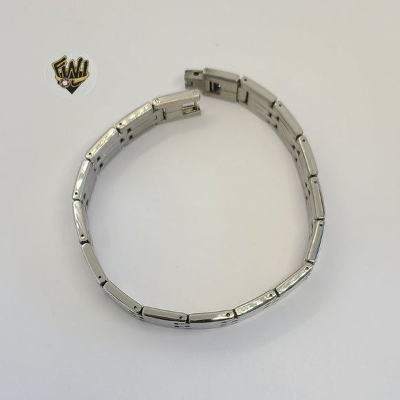(4-4007) Stainless Steel - 12mm Bracelet for Men - 8