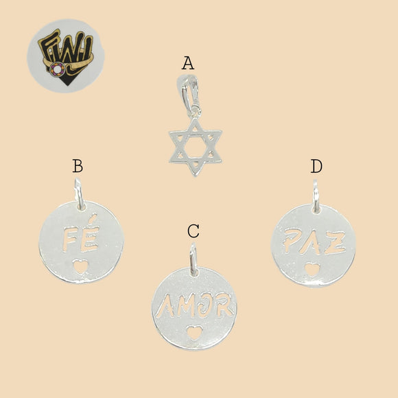 (2-1121) 925 Sterling Silver - Pendants.