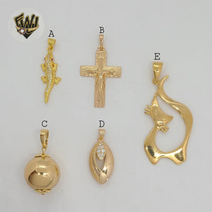 (1-2256) Gold Laminate Pendants - BGO