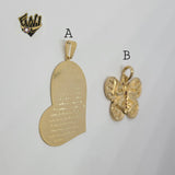 (1-2306) Gold Laminate Pendants - BGF