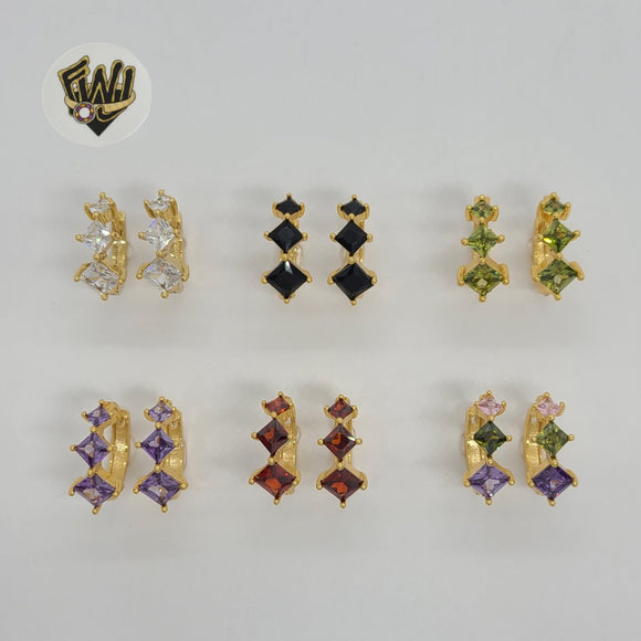 (1-2632-A) Gold Laminate Hoops - BGO - Fantasy World Jewelry