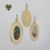 (1-2396) Gold Laminate - Religious Pendants - BGF