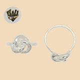 (2-5018) 925 Sterling Silver - Knot Ring - Fantasy World Jewelry