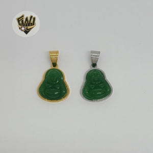 (4-2024) Stainless Steel - Buddha Pendants. - Fantasy World Jewelry