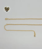 (1-6306) Gold Laminate - Charms Necklace - BGF - Fantasy World Jewelry