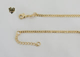 (1-0095) Gold Laminate - 2mm Elephant Anklet  - 9.5" - BGF - Fantasy World Jewelry