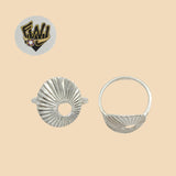 (2-5030) 925 Sterling Silver - Flower Ring - Fantasy World Jewelry