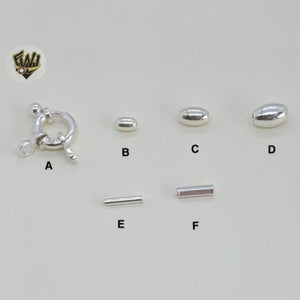 (mfin-71-76) Sterling Silver Findings - Jewelry Making (dozen) - Fantasy World Jewelry