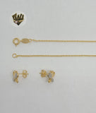 (1-6101) Gold Laminate - Butterfly Set - BGF - Fantasy World Jewelry
