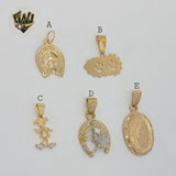 (1-2123) Gold Laminate Pendants - BGF